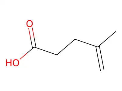 4-Methylpent-4-enoic acid structure