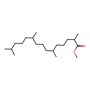 Methyl pristanate structure