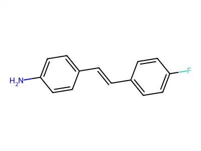 4-[2-(4-Fluoro-phenyl)-vinyl]-phenylamine structure