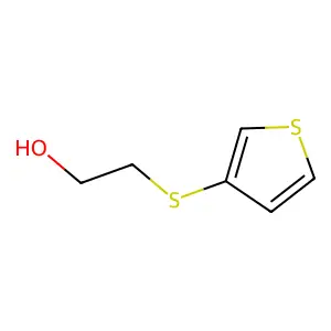 2-(Thiophen-3-ylsulfanyl)ethan-1-ol structure