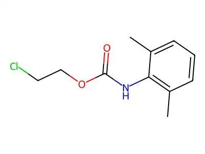 2-Chloroethyl N-(2,6-xylyl)carbamate structure