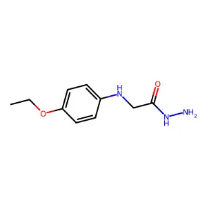 2-(4-Ethoxyanilino)acetohydrazide structure