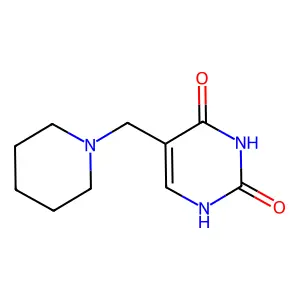 5-(piperidin-1-ylmethyl)pyrimidine-2,4(1H,3H)-dione structure