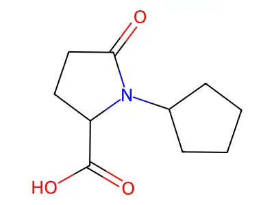 1-Cyclopentyl-5-oxoproline structure