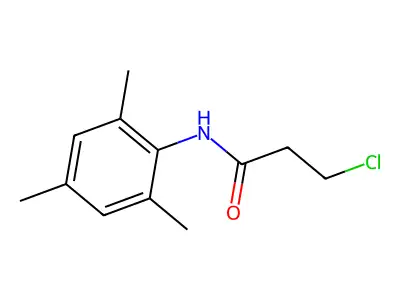3-chloro-N-mesitylpropanamide structure