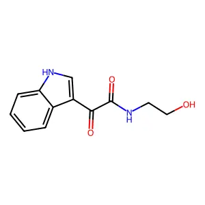 N-(2-羟乙基)吲哚-3-乙醛酰胺 structure