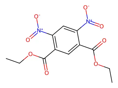 Diethyl 4,6-dinitrobenzene-1,3-dicarboxylate structure