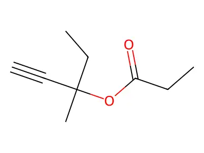 3-Methylpent-1-yn-3-yl propanoate structure