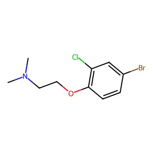 2-(4-溴-2-氯苯氧基)-N,N-二甲基乙胺 structure