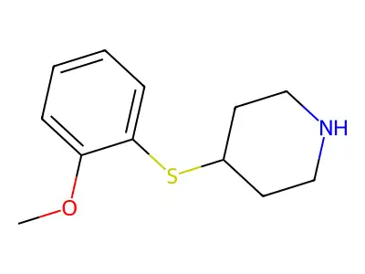 4-[(2-Methoxyphenyl)sulfanyl]piperidine structure