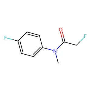 Acetanilide, 2,4'-difluoro-N-methyl- structure