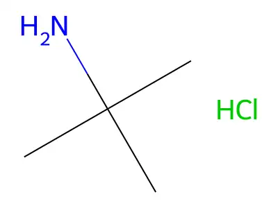 叔丁基氯化铵 structure