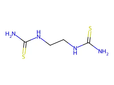 1,1'-Ethylenebis(2-thiourea) structure