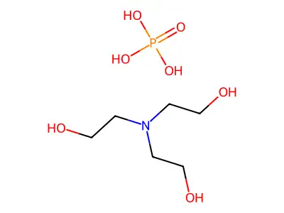 磷酸三乙醇胺盐 structure