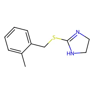 2-{[(2-methylphenyl)methyl]sulfanyl}-4,5-dihydro-1H-imidazole structure