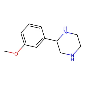 (R)-2-(3-methoxyphenyl)-piperazine structure