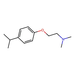 2-(4-Isopropylphenoxy)-N,N-dimethylethanamine structure