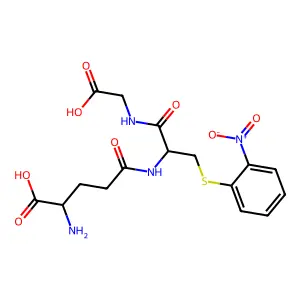 S-(2-Nitrophenyl)glutathione structure