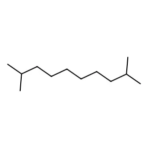 2,9-Dimethyldecane structure