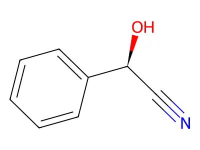 (S)-Mandelonitrile structure