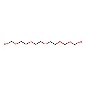 2,4,7,10,13-Pentaoxatetradecane-1,14-diol structure