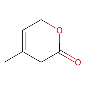 4-methyl-3,6-dihydro-2H-pyran-2-one structure