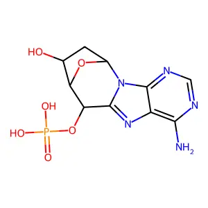 8,5'-Cyclo(deoxyadenosine 5'-monophosphate) structure
