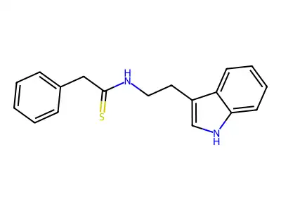 Benzeneethanethioamide, N-(2-(1H-indol-3-yl)ethyl)- structure
