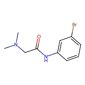 N-(3-bromophenyl)-2-(dimethylamino)acetamide structure