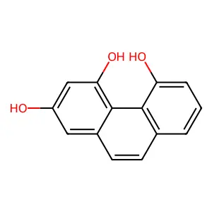2,4,5-Phenanthrenetriol structure