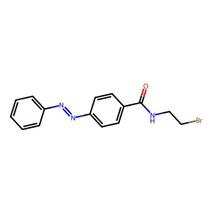 N-(2-溴乙基)-对苯偶氮苯甲酰胺 structure