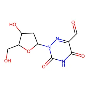 5-Formyl-6-aza-2'-deoxyuridine structure