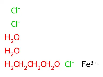 六水合氯化铁 structure