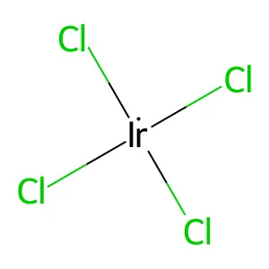 四氯化铱 structure