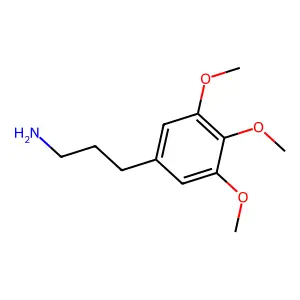 3-(3,4,5-Trimethoxyphenyl)propan-1-amine structure