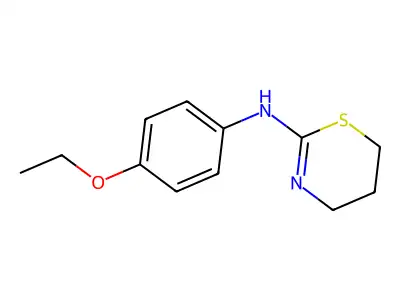 N-(4-Ethoxyphenyl)-5,6-dihydro-4H-1,3-thiazin-2-amine structure