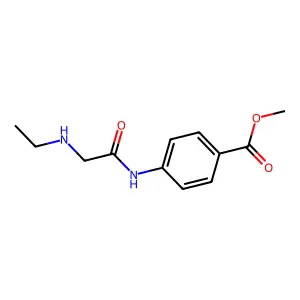 Methyl 4-[[2-(ethylamino)acetyl]amino]benzoate structure