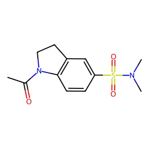 1-acetyl-N,N-dimethyl-2,3-dihydroindole-5-sulfonamide structure
