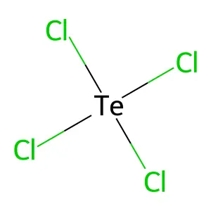 四氯化碲 structure