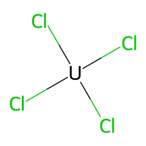 四氯化铀 structure