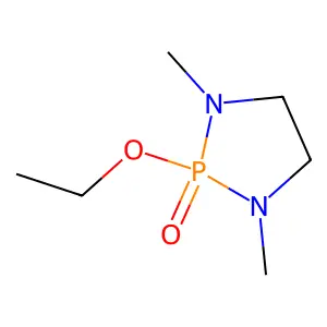 2-Ethoxy-1,3-dimethyl-1,3,2lambda~5~-diazaphospholidin-2-one structure