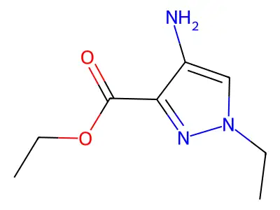ethyl 4-amino-1-ethyl-1H-pyrazole-3-carboxylate structure