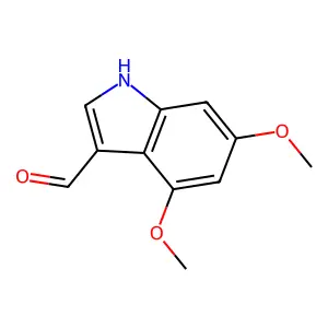 4,6-dimethoxy-1H-indole-3-carbaldehyde structure