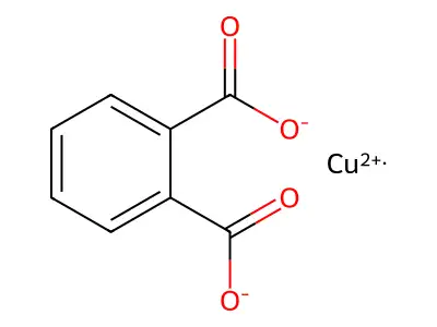 邻苯二甲酸铜 structure