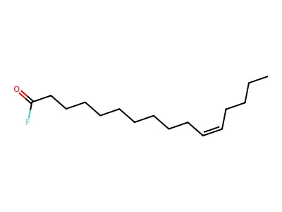 Hexadec-11-enoyl fluoride structure