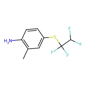 2-Methyl-4-(1,1,2,2-tetrafluoroethylsulfanyl)aniline structure
