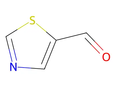 1,3-Thiazole-5-carbaldehyde structure