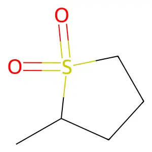 2-Methyltetrahydrothiophene 1,1-dioxide structure