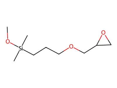 Methoxy-dimethyl-[3-(oxiran-2-ylmethoxy)propyl]silane structure