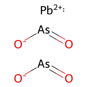 Lead arsenite structure